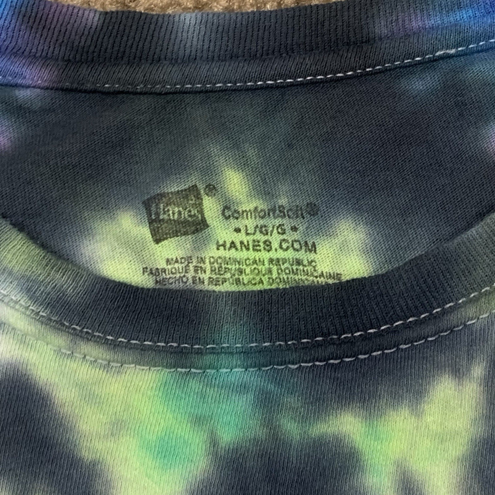 Adult Large Tie Dye Short Sleeve Shirt Spider Fireworks Rasta Hippie V Pattern gallery