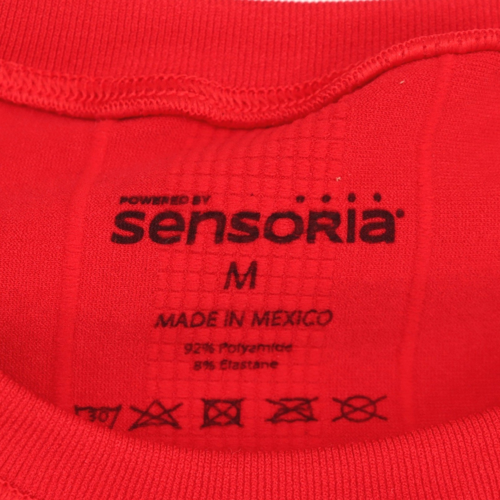 Sensoria 'MYZONE' Sensor Red Medium Men's Fitness Workout Athletic Shirt Top gallery
