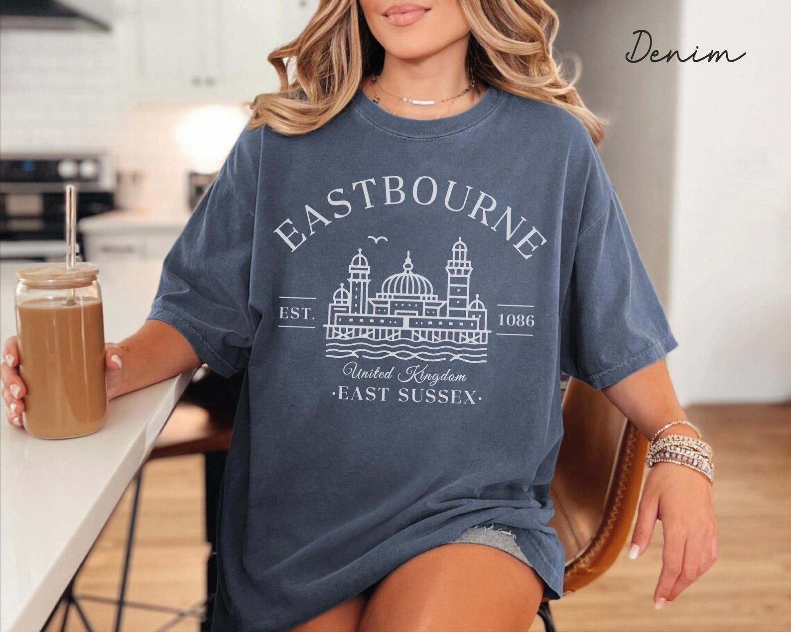 Eastbourne Unisex Shirt Travel Gift United Kingdom Trip Lovers Souvenir Tee gallery