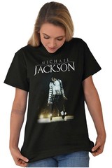 Michael Jackson Bad Tour Toe Stand Dance Womens or Mens Crewneck T Shirt Tee