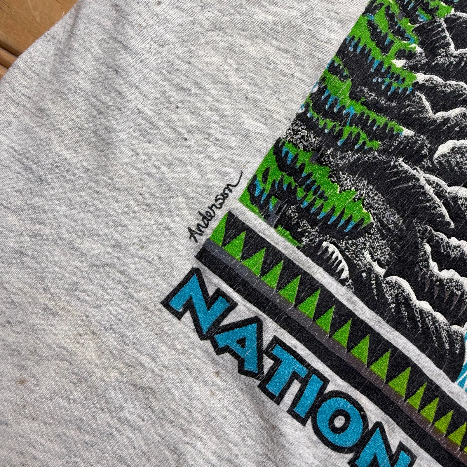 Vintage 90s National Wildlife Federation Eagle Nature Graphic T-Shirt USA - 2XL gallery