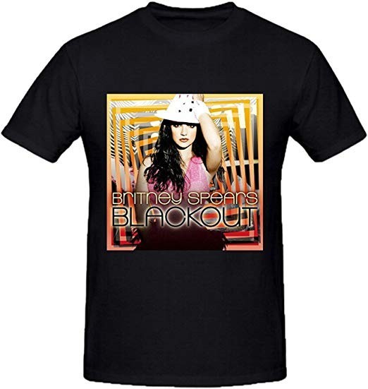 Britney Spears Blackout Cotton Black Unisex S-234XL T-shirt