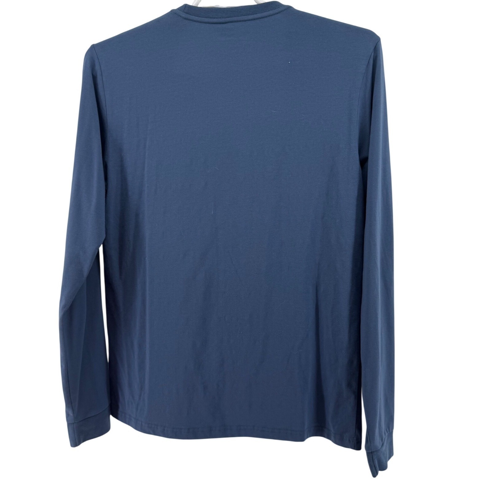 Birddogs Mens Long Sleeve Pocket T-Shirt Slate Blue Large Cotton Blend Logo Tee gallery