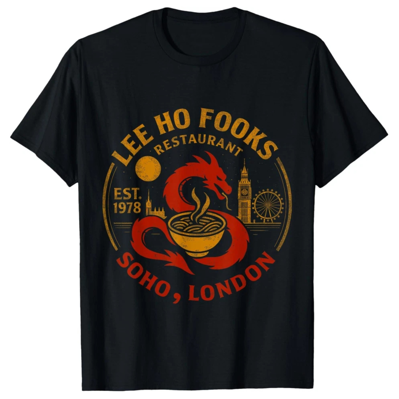Lee Ho Fooks Retro Chinese Restaurant Funny Adult T-Shirt, Unisex Tee Size S-5XL gallery