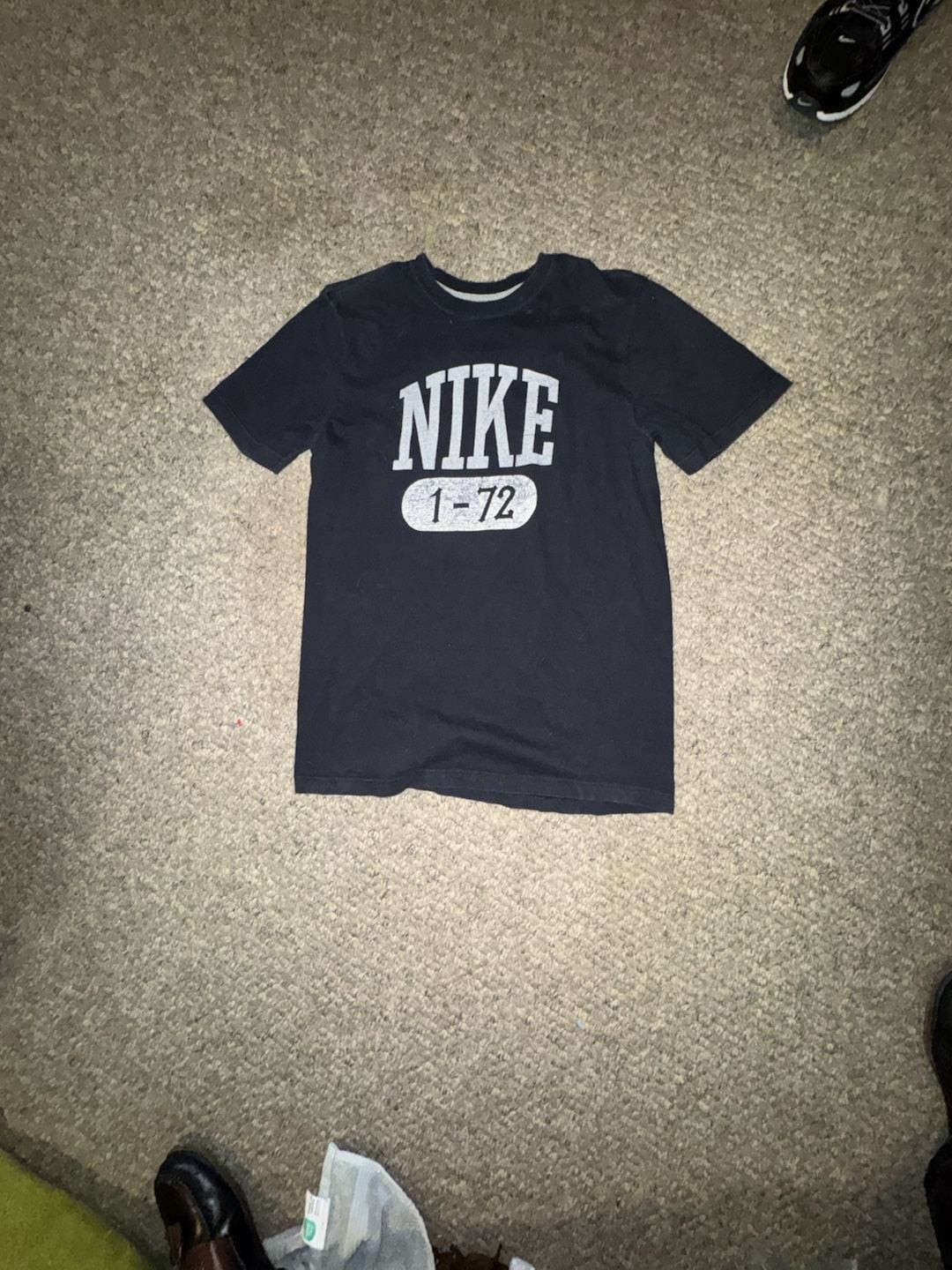 Nike 1-72 Varsity Graphic T-Shirt Navy Blue Men's Size Medium gallery