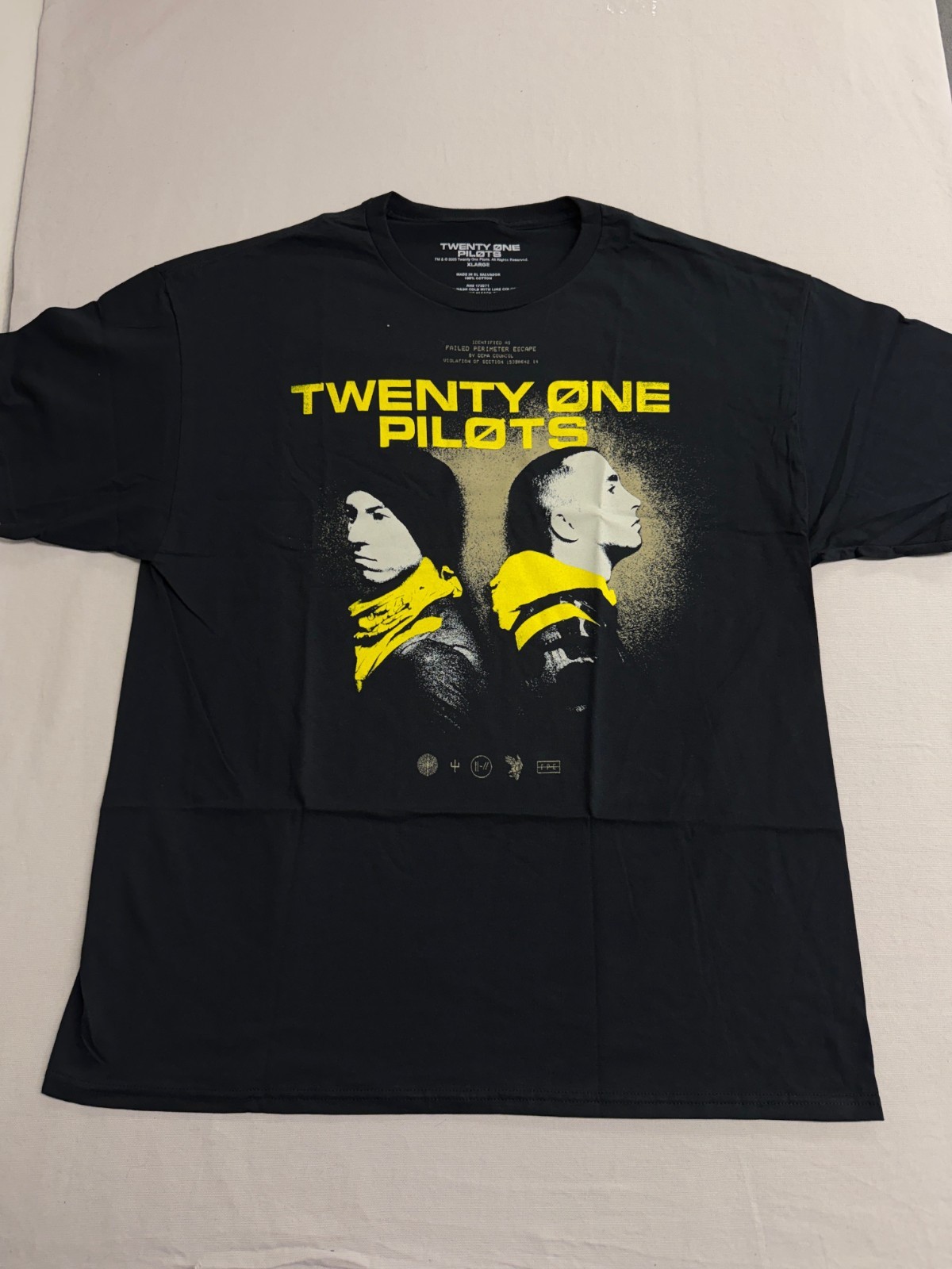 Twenty One Pilots T-shirt -Back to Back – Tyler Joseph & Josh Dun Official