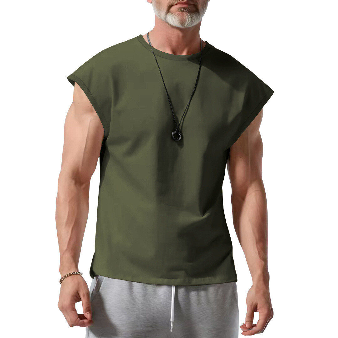 Mens Muscle Gym T-Shirt Sport Casual Tank Top Summer Fitness Cap Sleeve Vest Tee gallery