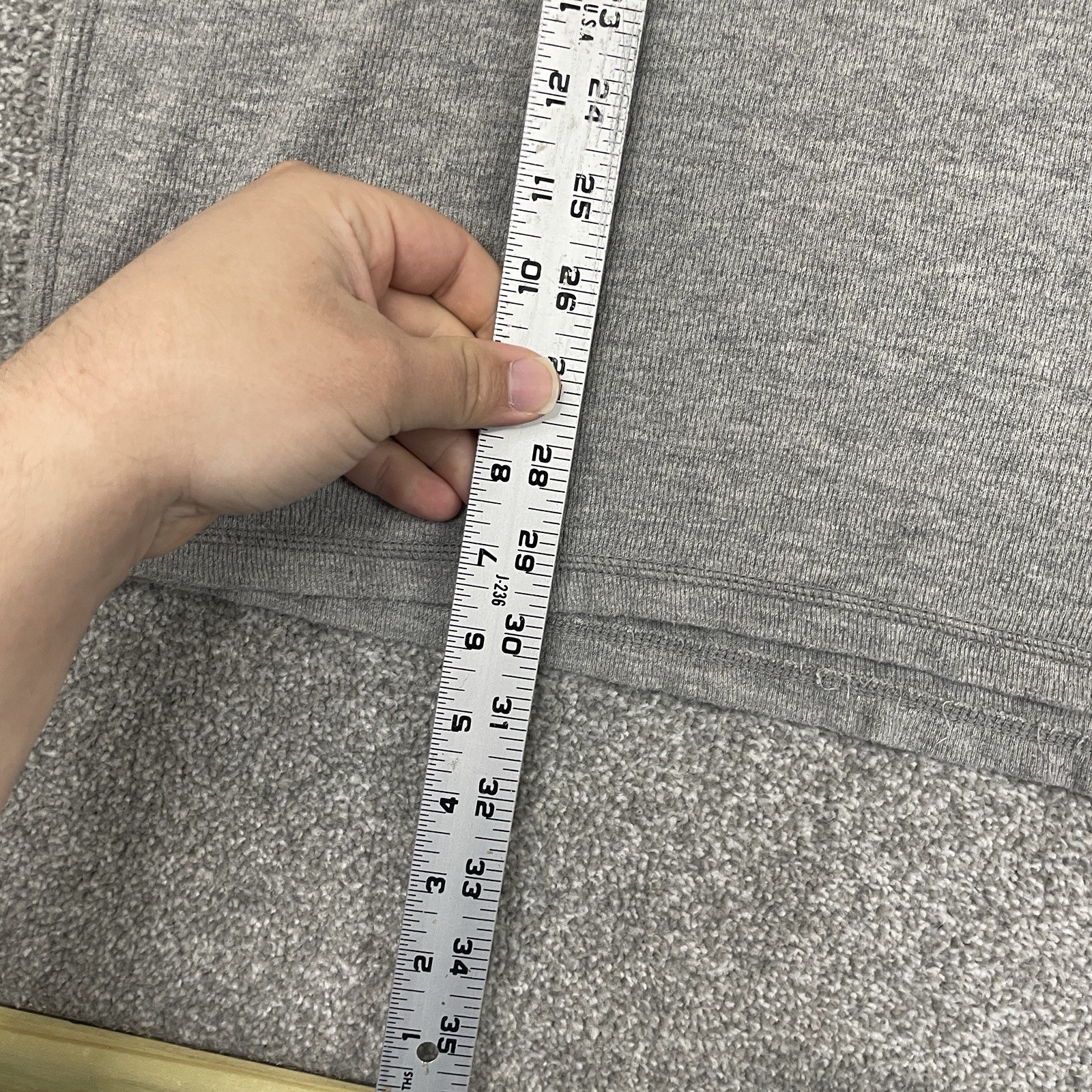 Vintage Fit Y2K American Eagle Shirt Mens XXL Embroidered Gray Thermal Waffle gallery