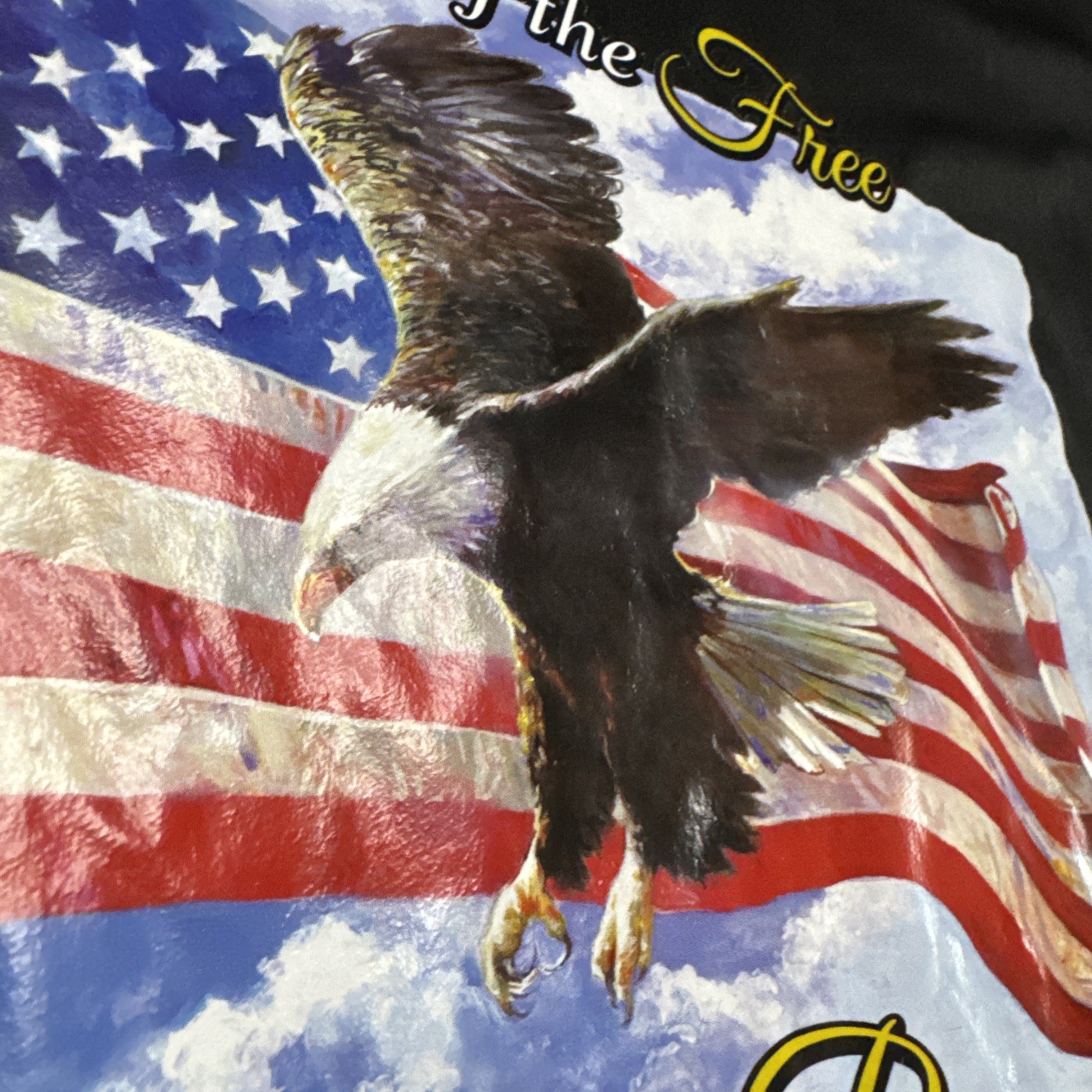Land Of The Free Home Of The Brave Long Sleeve Tyler Robinson Sz Large gallery