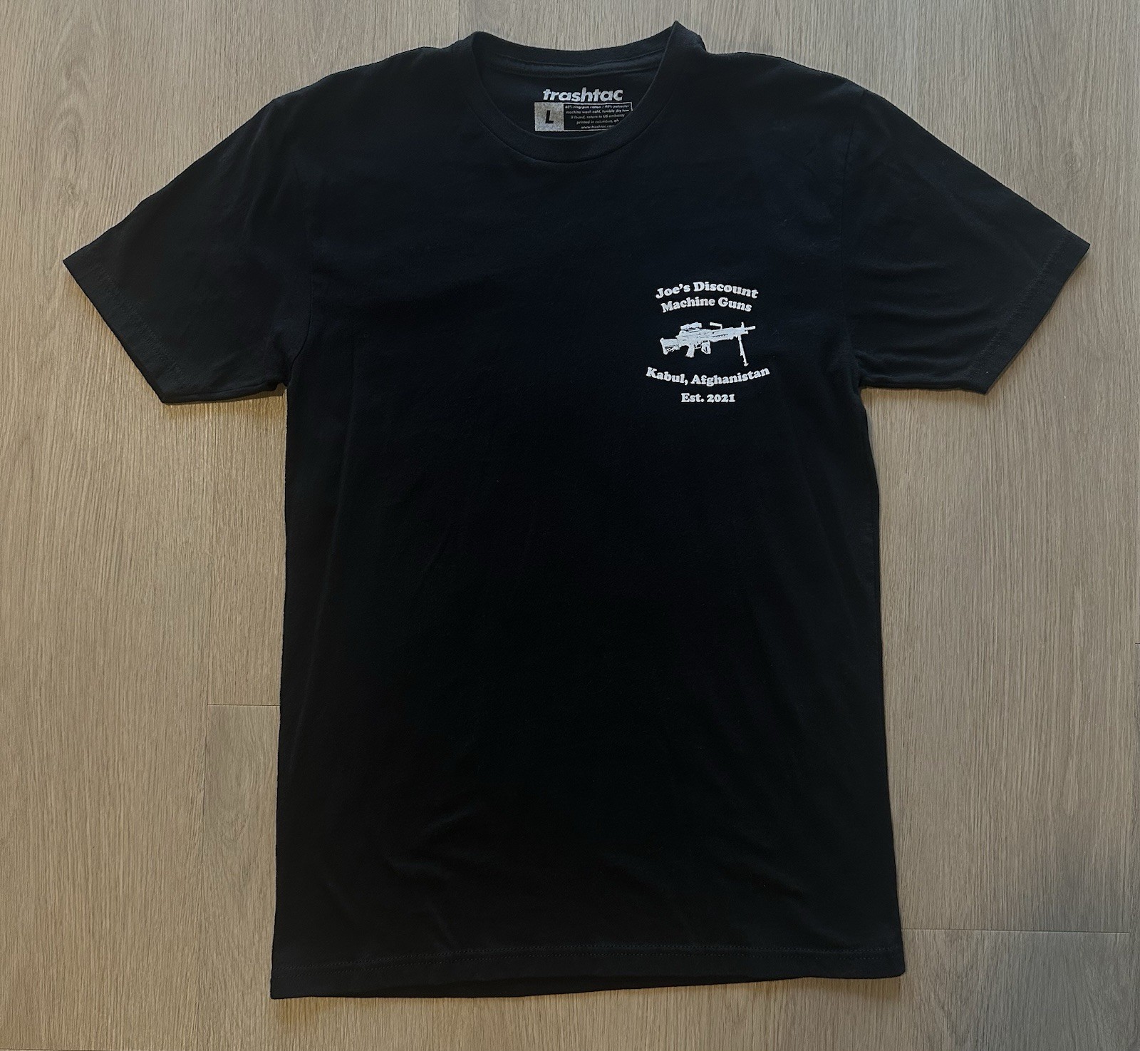 Trashtac Men’s Large T-Shirt (Not: FOG, SUPDEF, WRMFZY, GBRS, White Phosphor)