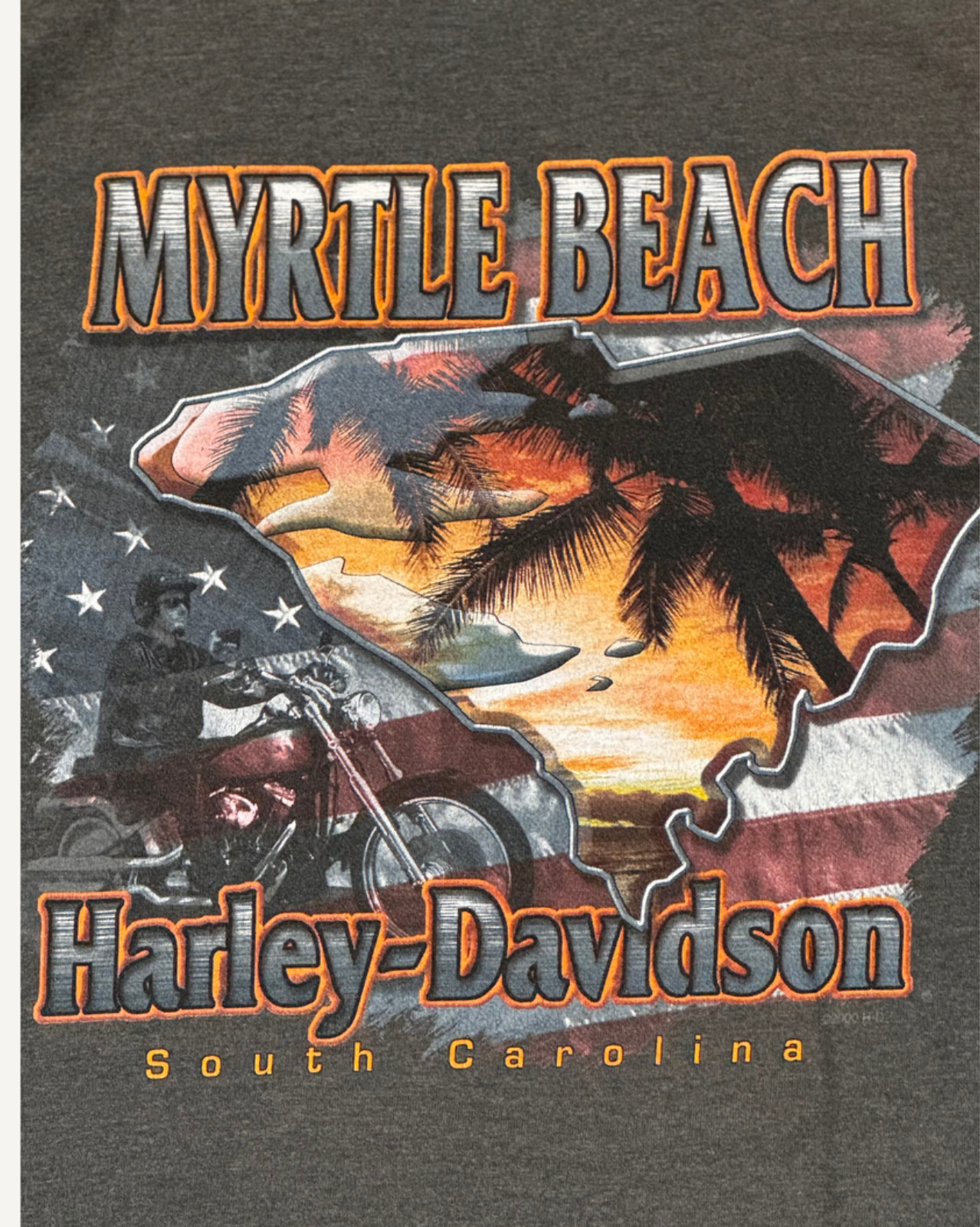 Vintage 2004 Harley Davidson Myrtle Beach Graphic T-shirt gallery