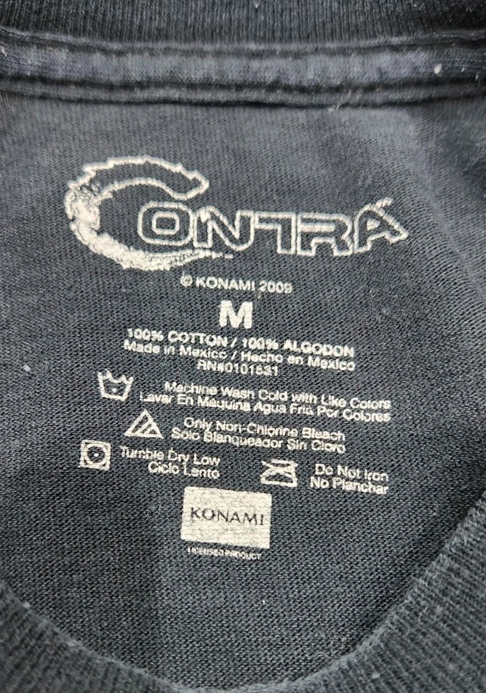 Contra Graphic TShirt Unisex Cotton Adult Funny Video Game Retro Old School NES gallery