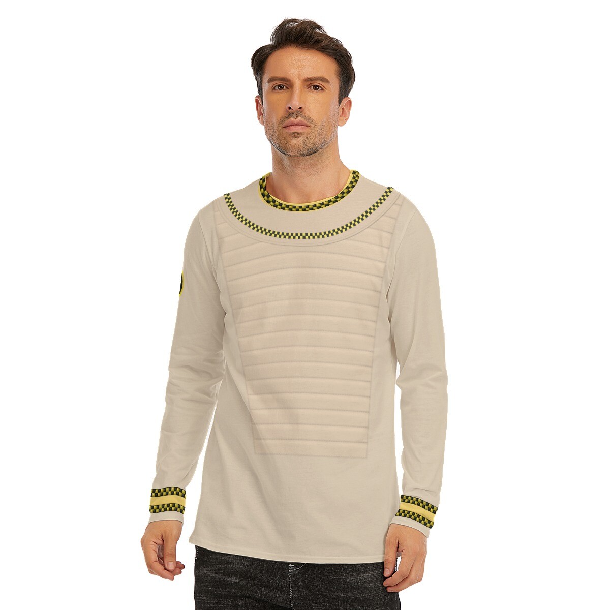 BSG Colonial Warrior Long Sleeve Uniform T-Shirt Galactica | 190GSM Cotton gallery