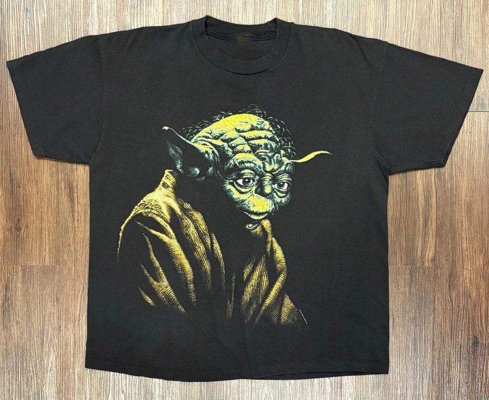 1995 Star Wars Yoda Big Print Changes Lucasfilm Shirt Size S-5XL Reprint HM1637