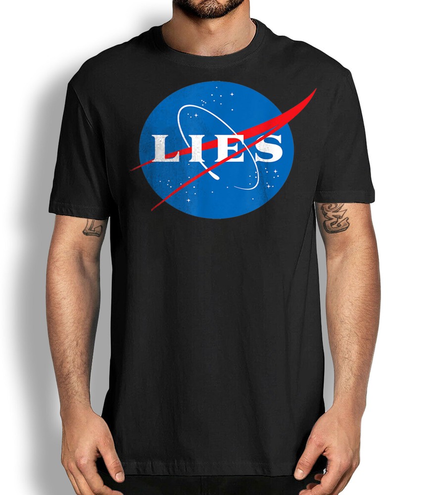 The Earth Is Flat Funny Flat Earth T-shirt Flat Earth Society NASA Lies Shirt
