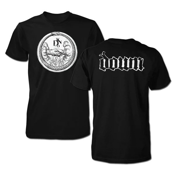 2 Sides Handshake DOWN Band Shirt Classic Black Unisex S-5XL 1K0884