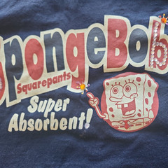 Vintage 2001 Y2K Custom Nickelodeon Spongebob Squarepants T-Shirt XXL