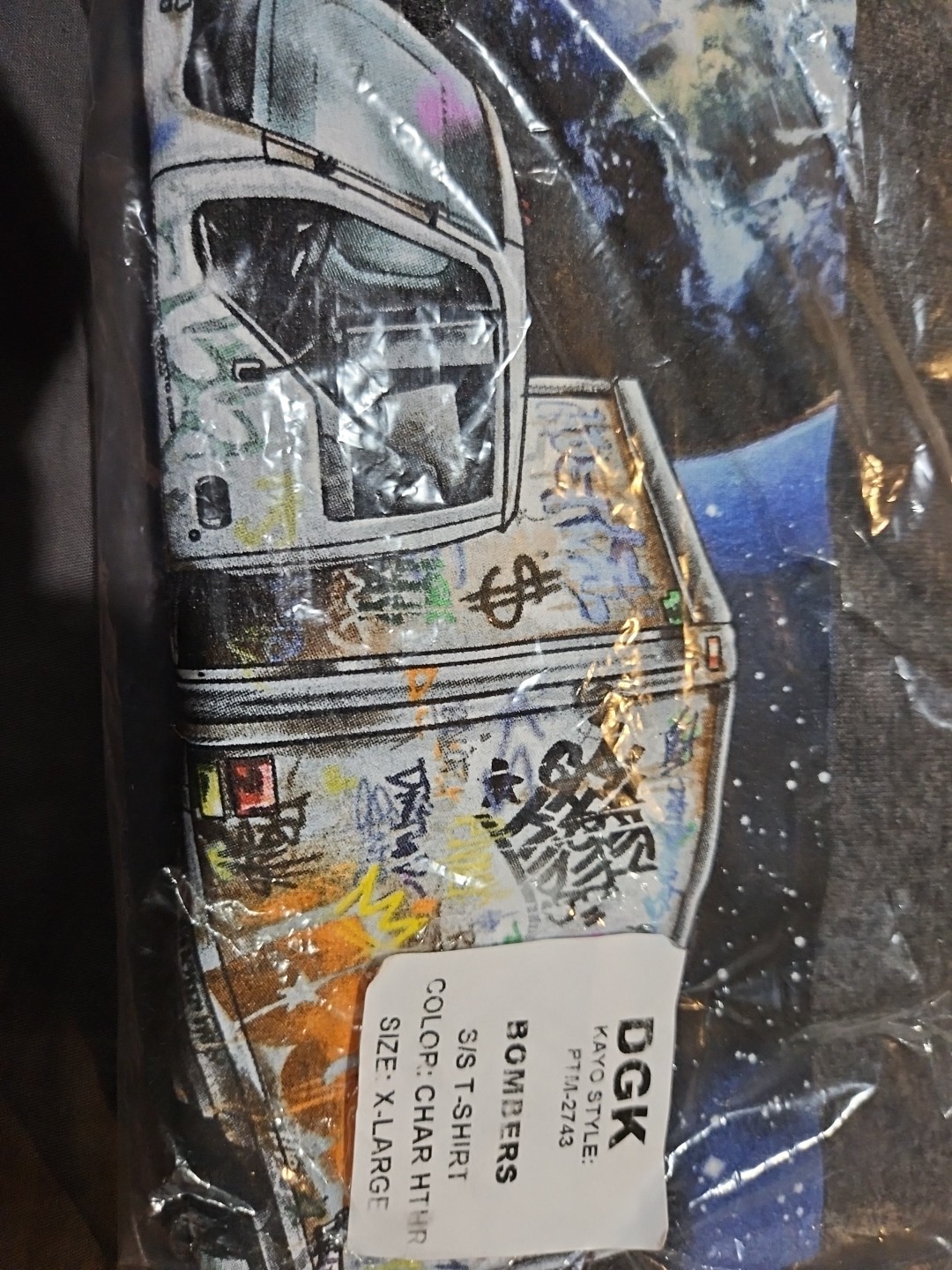 DGK Xl Charcoal Grey Short Sleeve New With Tags "Bombers" gallery