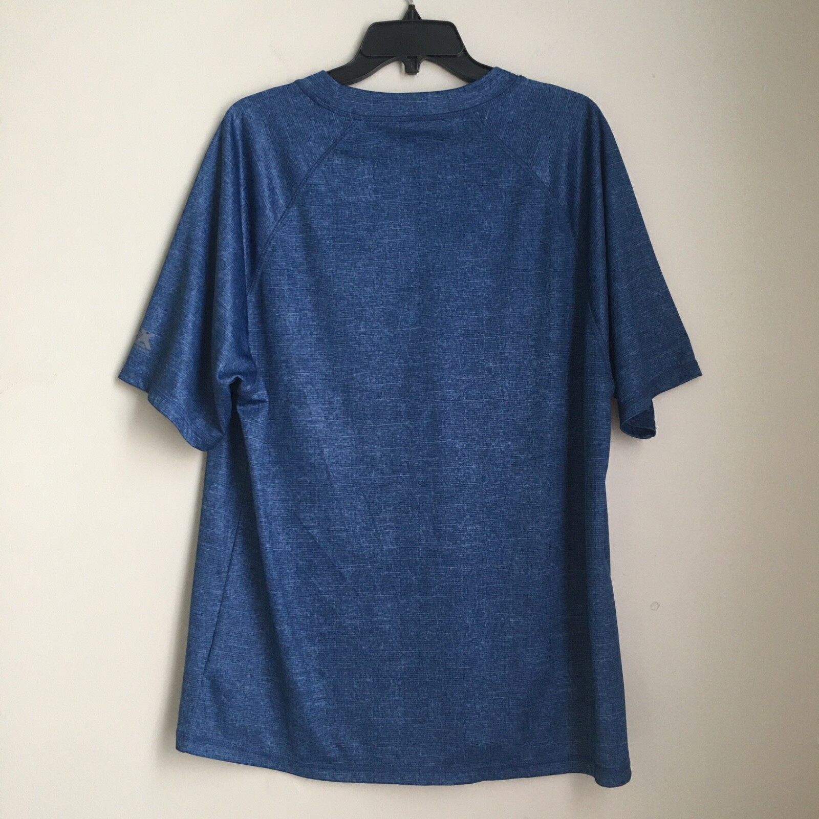 Zeroxposur Shirt Sun Protection UPF 50 Mens XL Blue Stretch Performance Knit S/S gallery