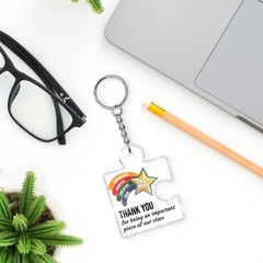 12 Pcs Motivational Star Keychain Bulk, End of Year Student Gifts from Teache…