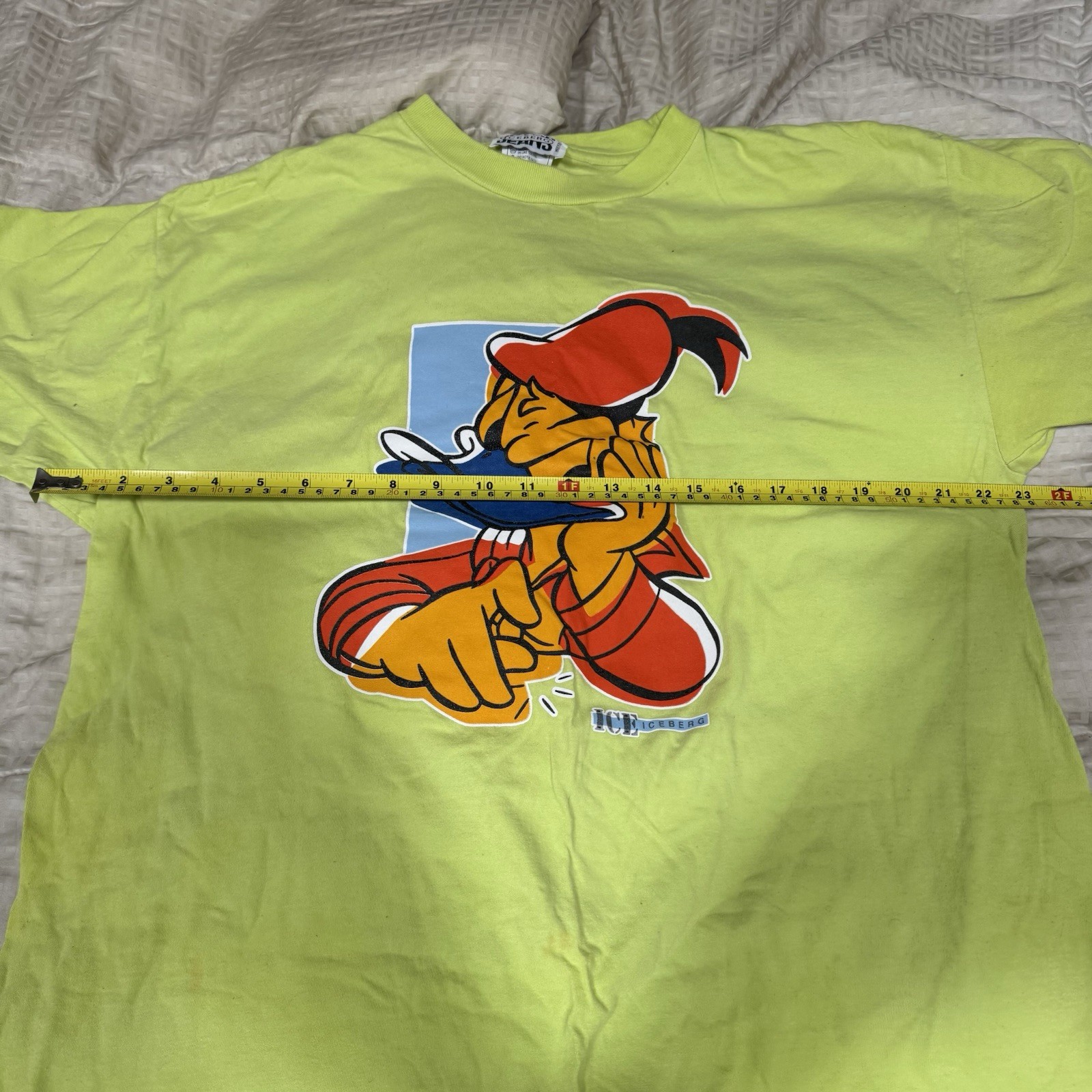 Vintage Iceberg Donald Duck Graphic T-Shirt Men's Size XXL 2XL Made in USA gallery