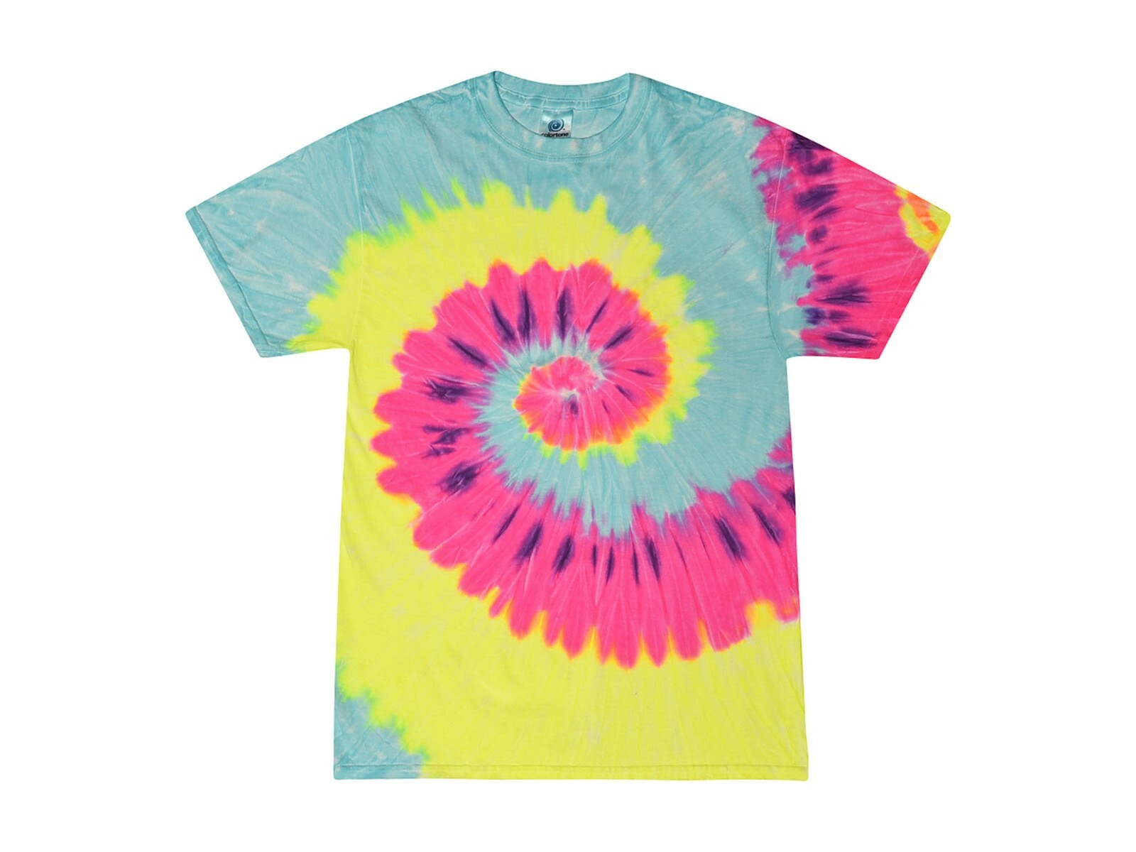 Pick a Multi-color Rainbow Tie Dye T-Shirts 100% Cotton Kids & Adults gallery