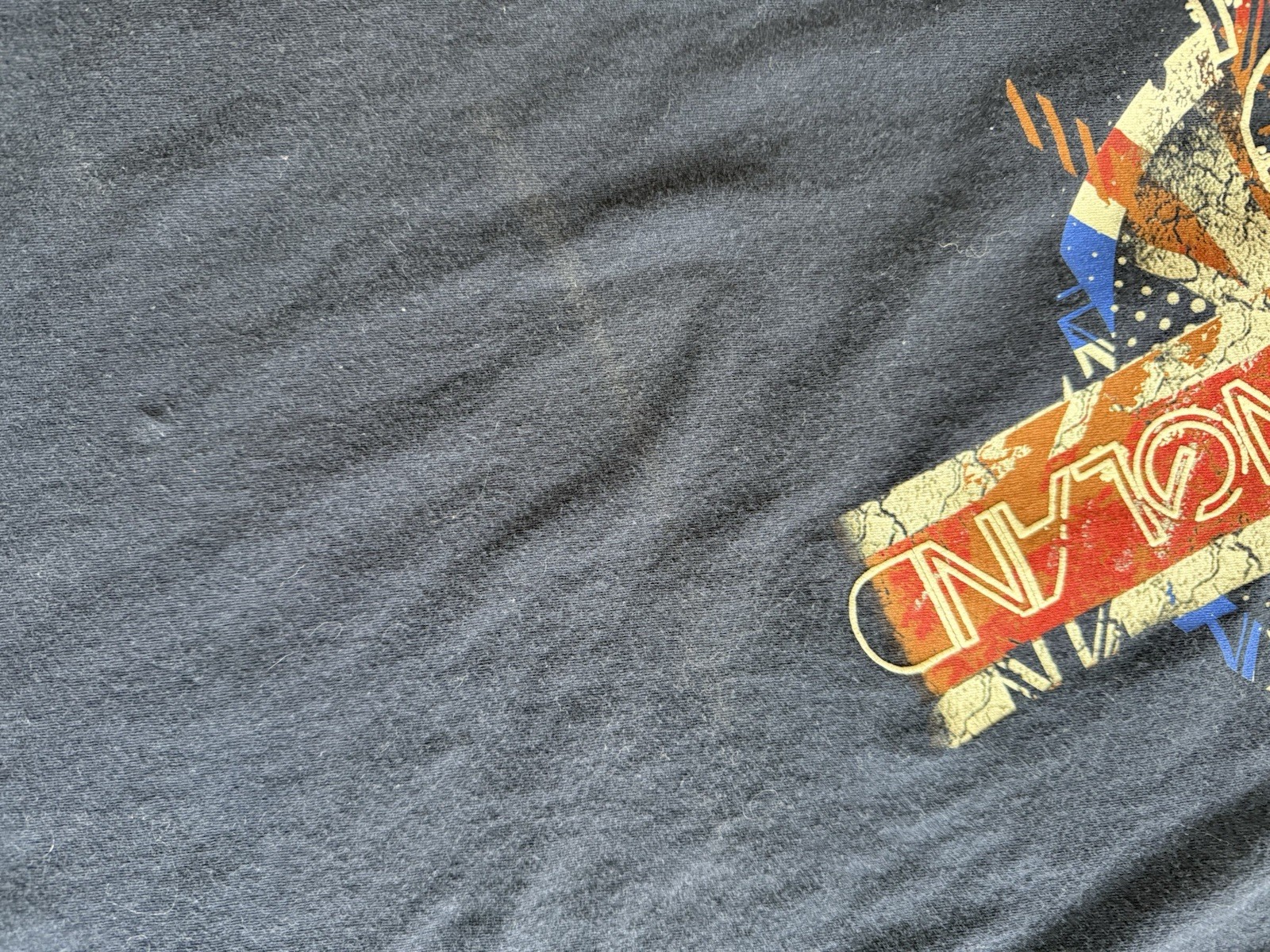 London England Union Jack Flag T Shirt XXL (Fits XL) 29x23 Blue Short Sleeve gallery