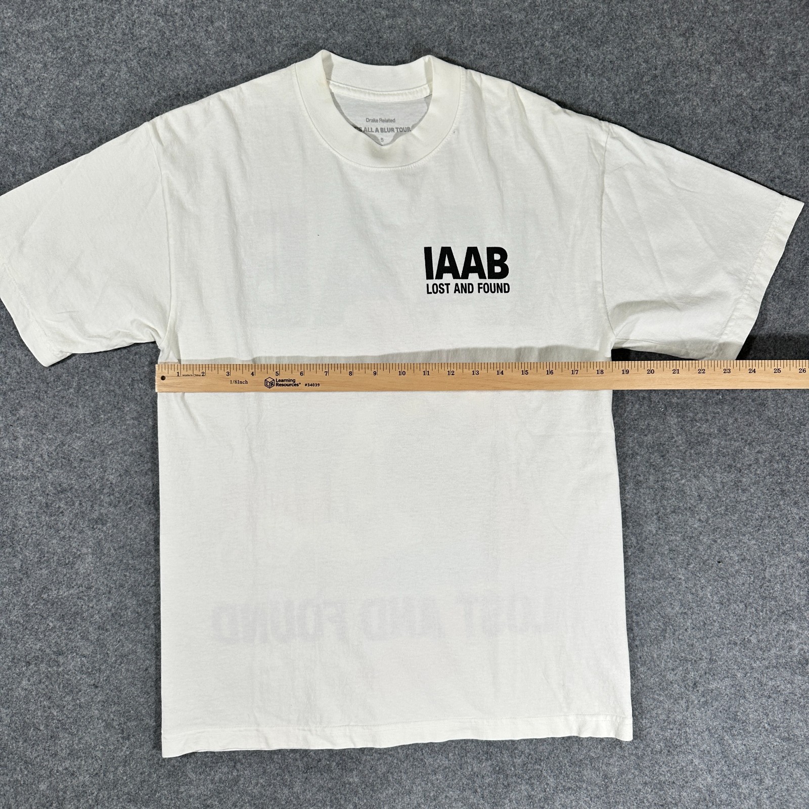 Drake Its All A Blur IAAB Tour Shirt Lost & Found 21 Savage OVO - Size Small gallery