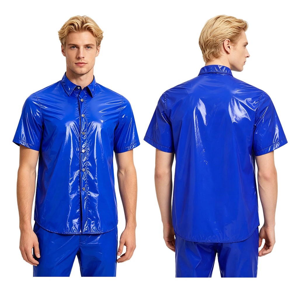 Men’s Party Wind Coat Suitable Beachwear Blouse Workout Shirts Vacation T-Shirt