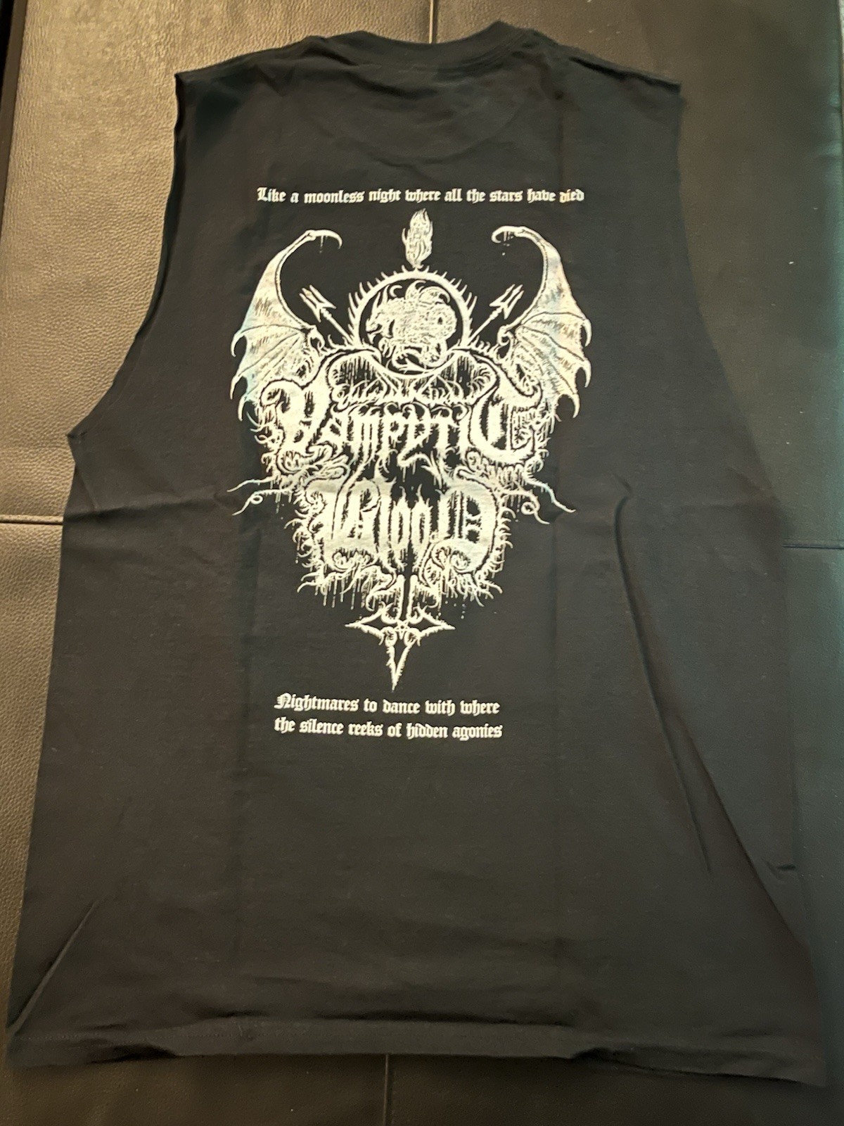 Vampyric Blood Sleeveless Shirt CD Combo Nosferatu Darkness… Medium gallery