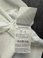 Off-White c/o Virgil Abloh The Simpsons Bart Peace Man T-Shirt White Size L SS19