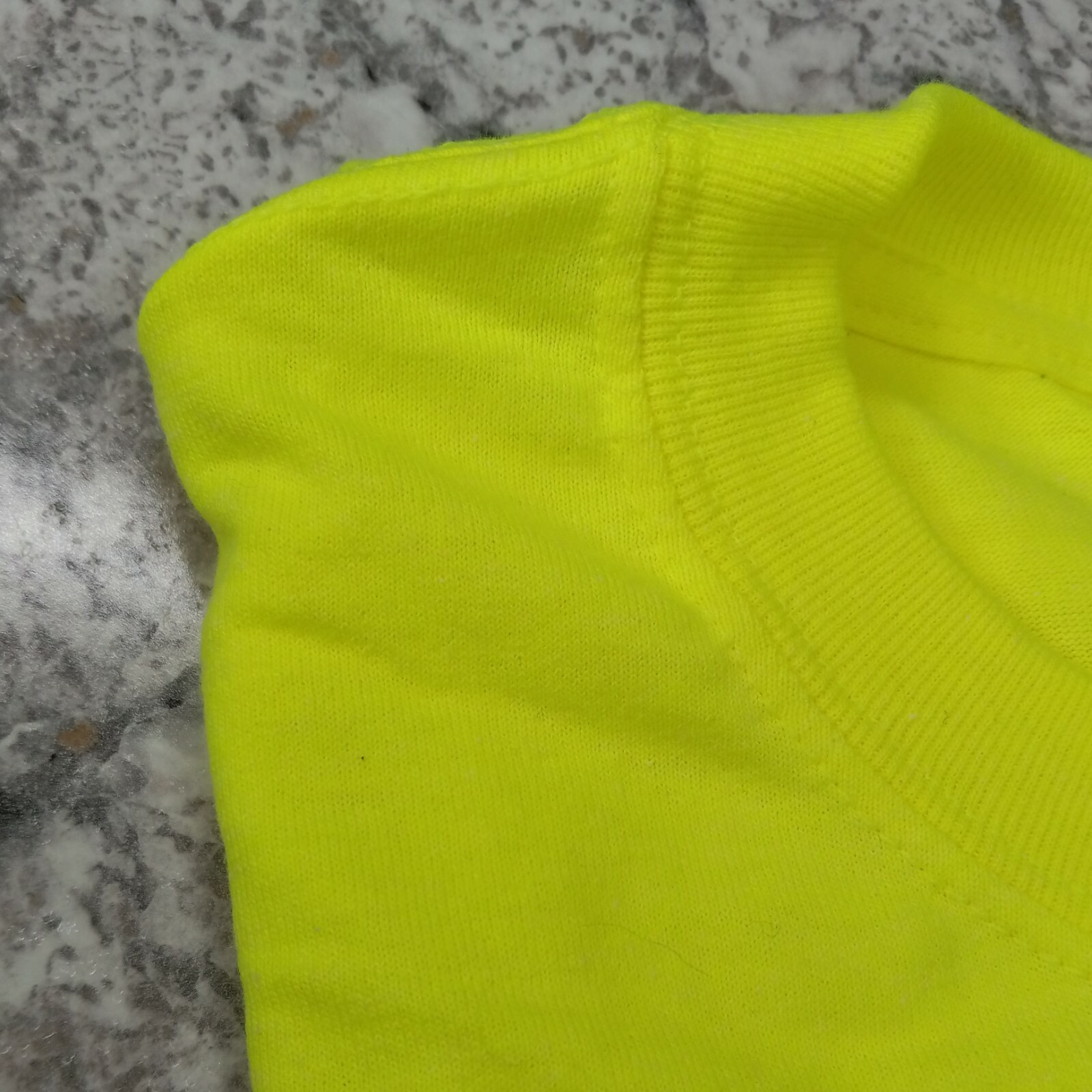 Gildan Heavy Cotton Safety Green HiVis Men's Size Large Work T-shirts Ot Of 2 gallery