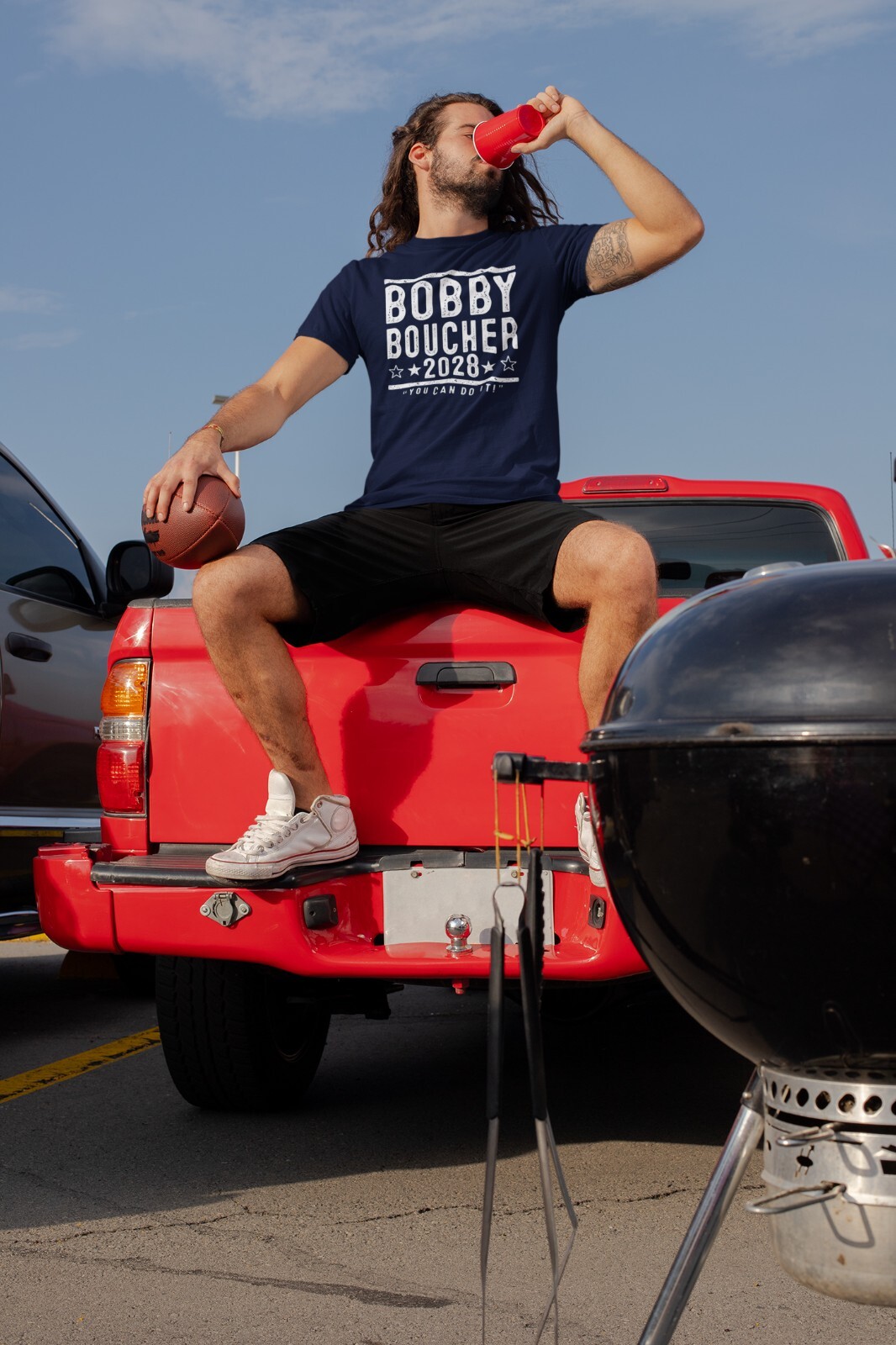 Bobby Boucher 2028 Election funny waterboy comedy movie Xs-5x Unisex Soft Tshirt gallery