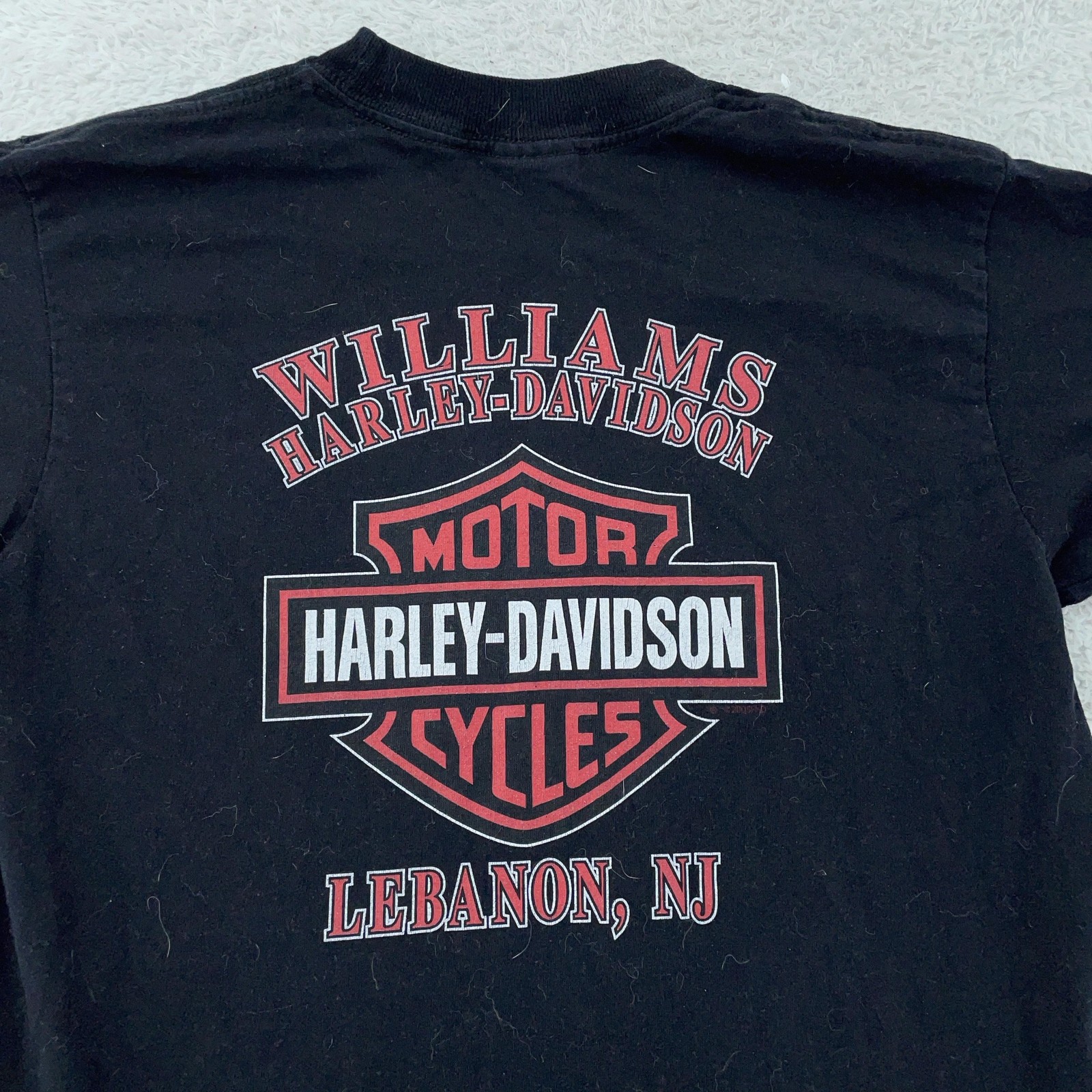 Harley-Davidson Shirt Mens Small Black Williams Lebanon NJ Biker Motorcycle USA gallery