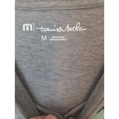 Travis Mathew Jingle Jangle Gray Men’s Christmas Golf Cart Graphic T Shirt M