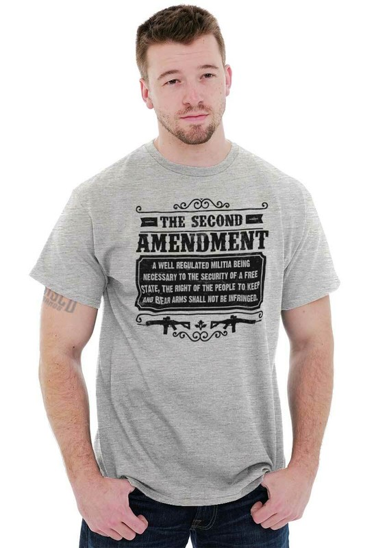 The Second Amendment Constitutional Right Womens or Mens Crewneck T Shirt Tee gallery