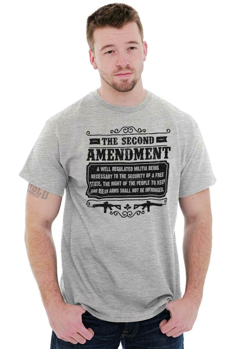 The Second Amendment Constitutional Right Womens or Mens Crewneck T Shirt Tee gallery