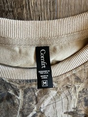 Comfrt Collection Camouflage Men’s Short Sleeve T-Shirt Brown Beige Size M
