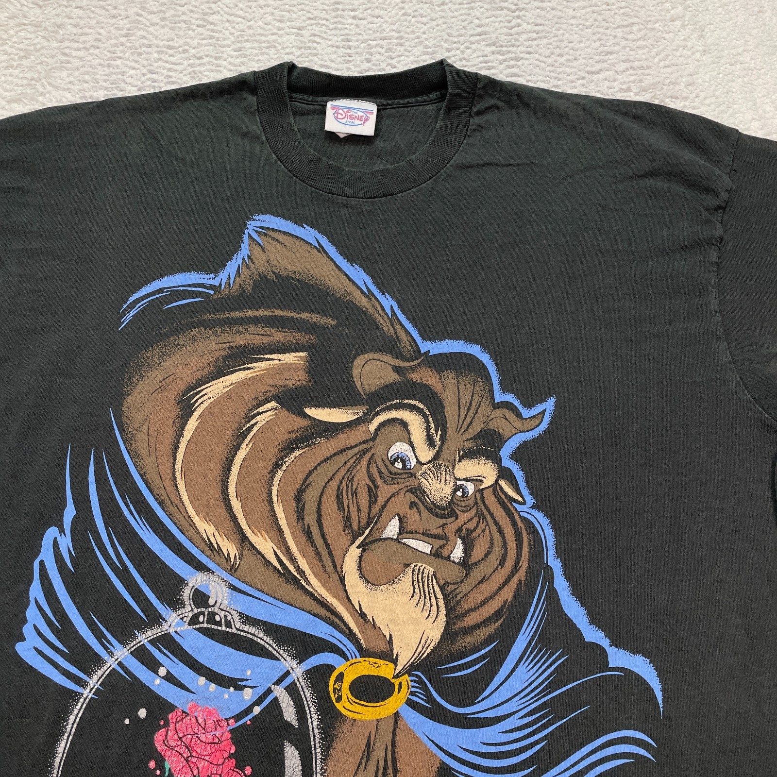 Vintage Beauty And The Beast T-Shirt OSFA Estimated 2XL Disney Store gallery
