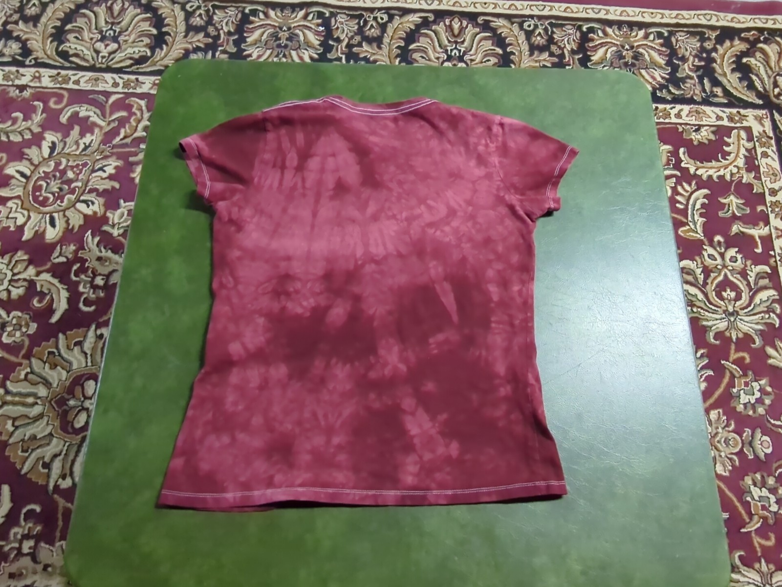 The Mountain Fairy Moon Night Elf Fantasy Red Tie Dye Shirt Size Large gallery