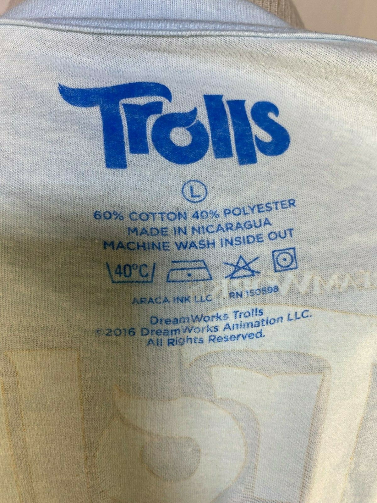 TROLLS Live DreamWorks official merchandise T-SHIRT gallery