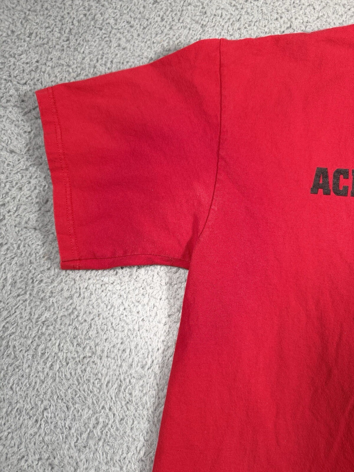 Nike Accross the Field T Shirt Mens Large Red Short Sleeve Track & Field Logo gallery