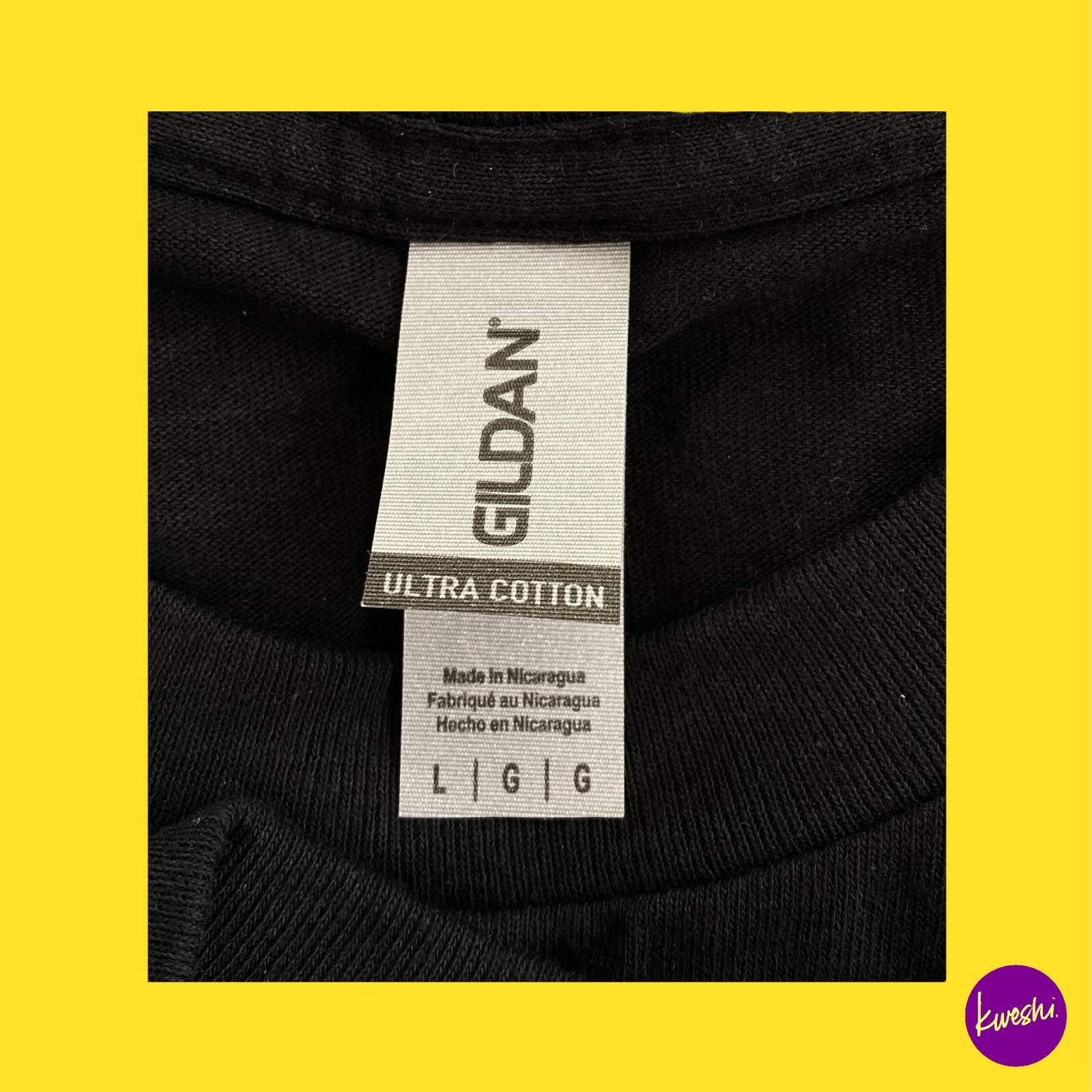 GILDAN Unisex Ultra Cotton T-Shirt, Style G2000, Black (2-Pack), UK L | EU 52 gallery
