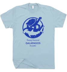Galapagos Islands T Shirt Sea Turtle Science Charles Darwin Cool Retro Men Women