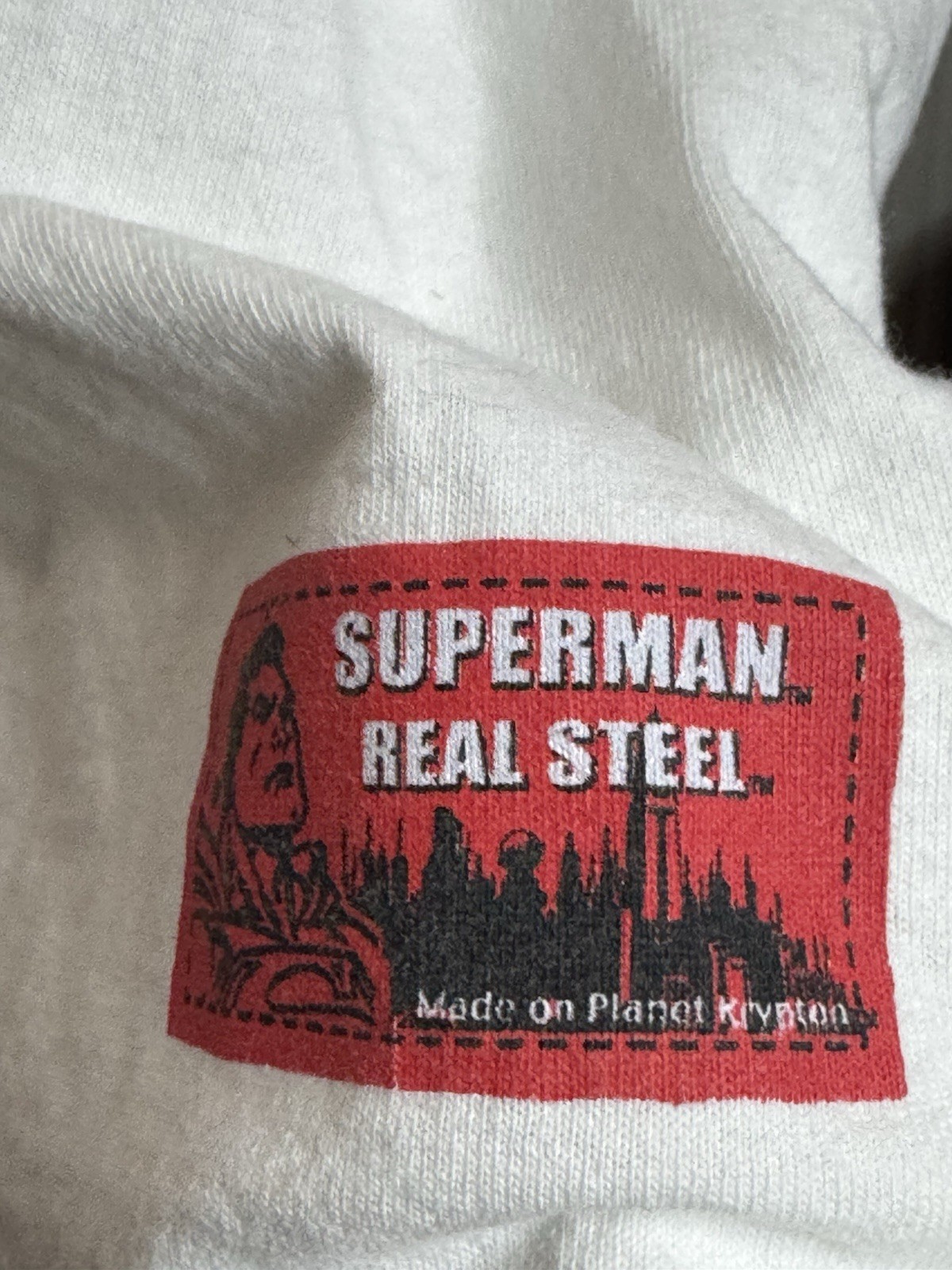 Vintage Superman Shirt Mens Large DC Comics Movie Logo gallery