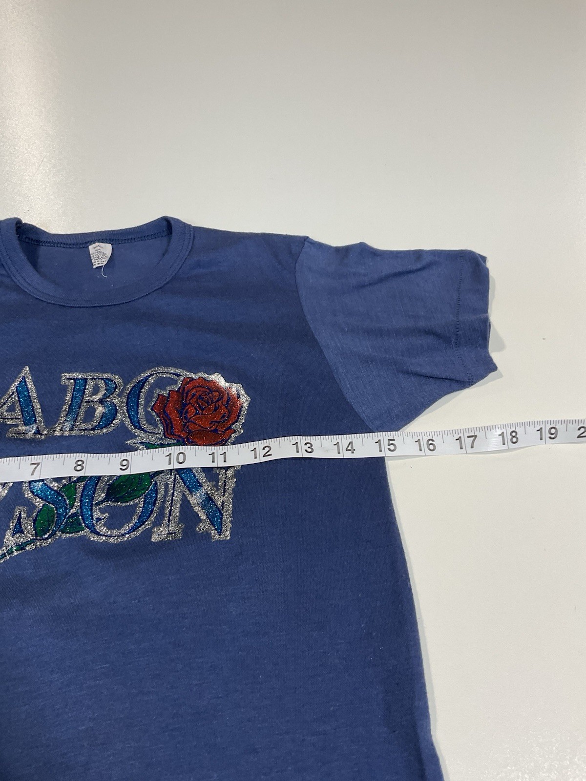 Vintage Peabo Bryson Iron On T Shirt Sz XS Single Stitch Rare R&B Glitter 70s gallery