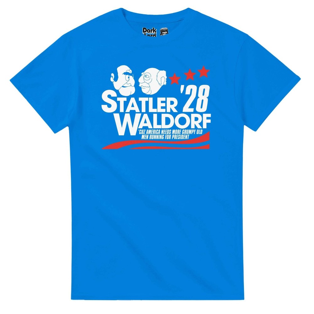 Statler and Waldorf For President 2028 – Funny Politics – Muppets Parody T-Shirt