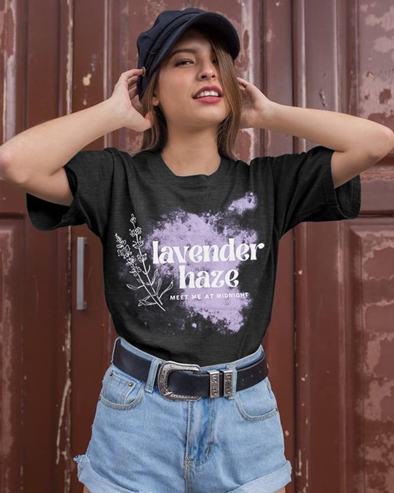 Lavender Haze Album Meet Me at Midnight Women's Shirt T-Shirt Music Lover XXL gallery
