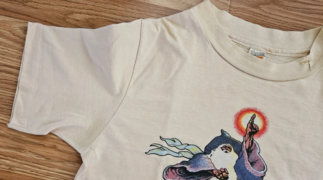 Rare Vintage 70s Tolkien Lord Of The Rings Gandalf 1978 T Shirt Small gallery