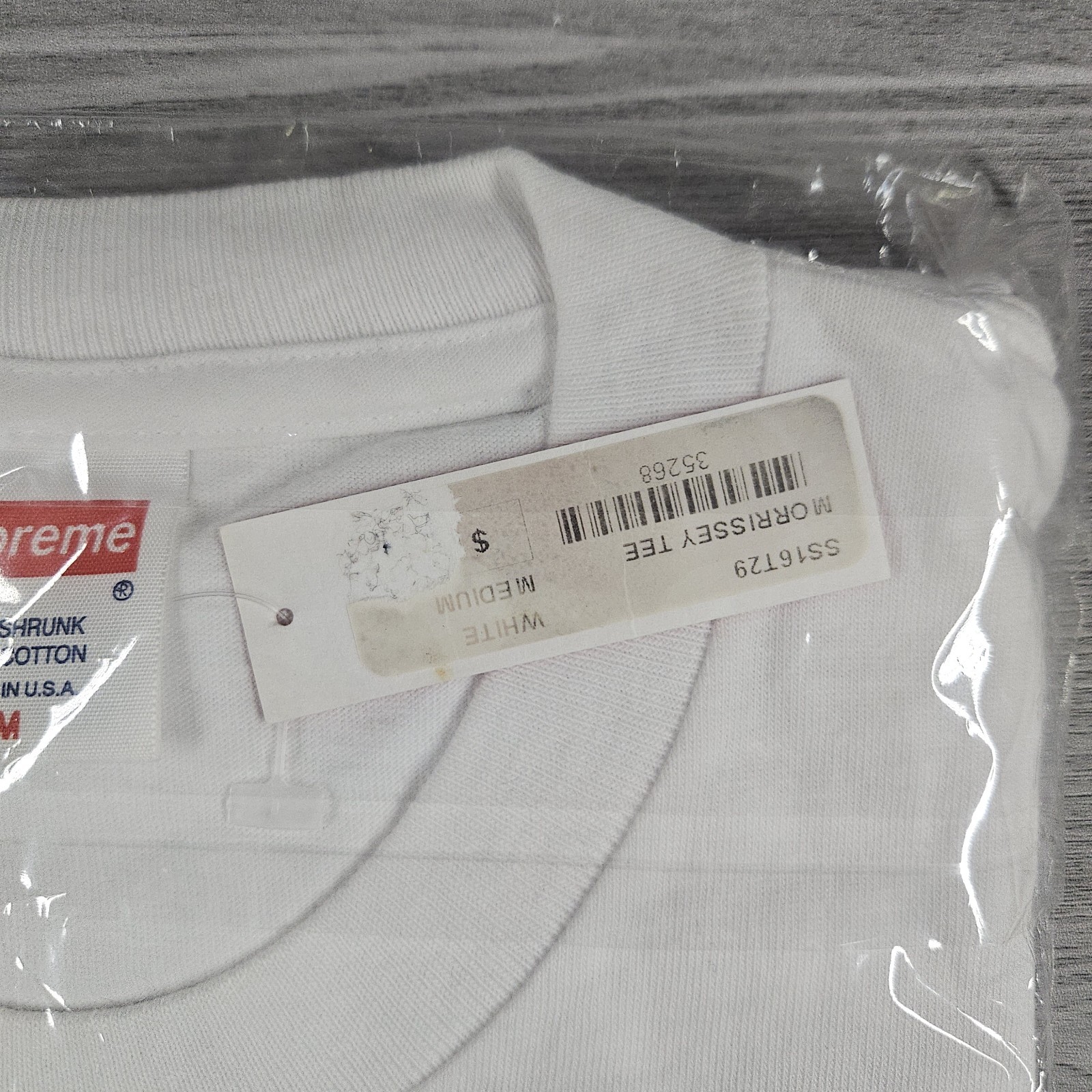 Supreme Morrissey Tee Medium White SS16 Brand New With Tag Rare gallery